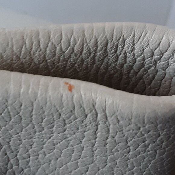 Dooney & Bourke Derby East/West Putty Leather Tote Bag Stone Gray Brown - Picture 5 of 14